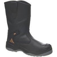 Site Hydroguard Safety Rigger Boots Black Size 9 (671FY)