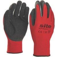 Site 440 Superlight Latex Gripper Gloves Red / Black Large (900FR)