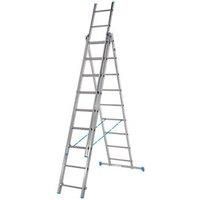 Mac Allister Double 3Way 27 tread Combination ladder
