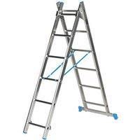 Mac Allister 3way 12 tread Combination Ladder