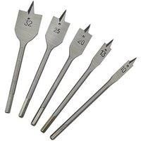 5 Piece Flat drill bit set