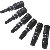 Erbauer Tx Screwdriver Bits, 6 Pieces