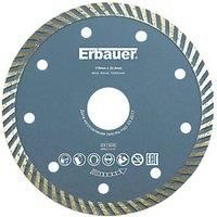 Erbauer Masonry Turbo Diamond Blade 115 x 22.2mm (7365V)