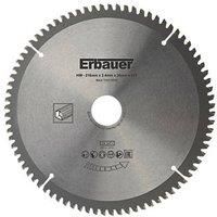 Erbauer Aluminium TCT Saw Blade 216 x 30mm 80T (4197V)