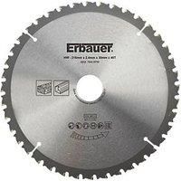 Erbauer Aluminium TCT Saw Blade 216 x 30mm 40T (8444V)