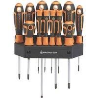 Magnusson 12 Piece Standard Mixed Screwdriver set