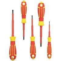 Magnusson 5 Piece Mixed VDE Screwdriver set