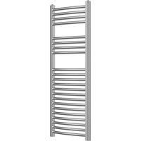 BLYSS CURVED TOWEL RADIATOR 1100 X 450MM CHROME