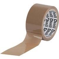 Diall Brown Packing Tape (L)50m (W)50mm