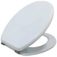 Cooke & Lewis Palmi White Standard close Toilet seat