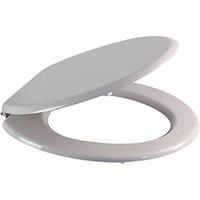 Cooke & Lewis Palmi Taupe Standard close Toilet seat