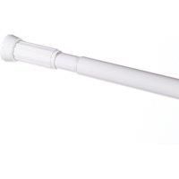 Cooke & Lewis Nira White Straight Shower curtain rod (L)1.2m