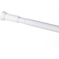 Cooke & Lewis Nira White Straight Shower curtain rod (L)2m