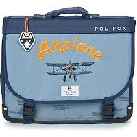 Pol Fox  CARTABLE AIRPLANE 38 CM  boys's Briefcase in Blue