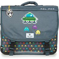 Pol Fox  CARTABLE SPACE INVADER 38 CM  boys's Briefcase in Grey