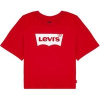 Levi/'s Kids Light Bright Cropped Top Girls, Red, 10 Years