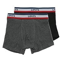 Levi/'s Kids Sportswear Logo Boxer Brief 2Pk Boys 0