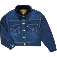 Levis  OVERSIZED TRUCKER  girls's Children's Denim jacket in Blue