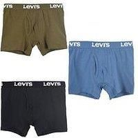 Levi/'s Kids Boy LHB Levis 3PK Boxer Brief 9L0311 Underwear, Black, L