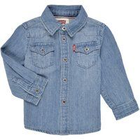 Levi/'s Kids Boy/'s LVB Barstow Western Shirt Woven TOP, Vintage Stone, 6 Months