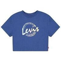 Levi/'S Kids Lvg Ss Meet And Greet Script T Girl/'S 2 Years True Navy
