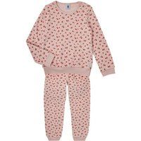 Petit Bateau  CAGEOT  girls's Sleepsuits in Pink