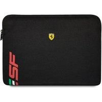 Official Ferrari 14" Laptop Sleeve Case Cover Bag PU Leather Sf Logo Black/Red
