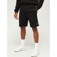 Lacoste Brushed Cotton Fleece Shorts Black