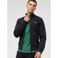 Lacoste Zip Thru Sweatshirt - Black