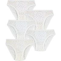 Petit Bateau  A0A45 X5  girls's Knickers/panties in White