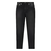 Levi/'s Kids LVG Mini MOM Jeans Black
