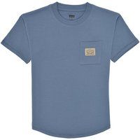 Levis  CURVED HEM POCKET TEE  boys's Children's T shirt in Blue