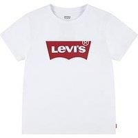 Levi/'s Girl/'s LVG Batwing TEE 3EK825 T-Shirt, RED/White, 6 Years