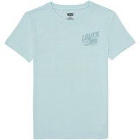 Levis  SURFING DACHSHUND TEE  boys's Children's T shirt in Blue