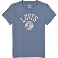 Levis  SURFS UP TEE  boys's Children's T shirt in Blue