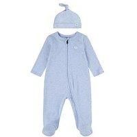 Levi'S Baby Boys Sleepsuit & Hat Set - Light Blue