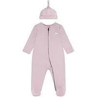 Levi'S Baby Girls Sleepsuit & Hat Set - Pink