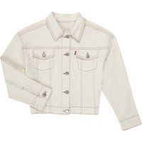 Levis  COLOR BABY BAGGY TRUCKER  girls's Children's Denim jacket in Beige