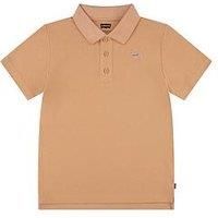 Levi/'s Boy/'s LVB Back Neck Tape Polo 8EA893 Shirt, Peach Bloom, 6 Years