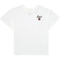 Levis  LVG OVERSIZED LEVIS ROSE TEE  girls's Children's T shirt in White