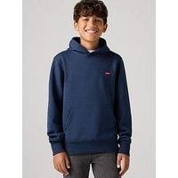 Levi'S Boys Batwing Chest Hit Pull Over Hoodie - Navy