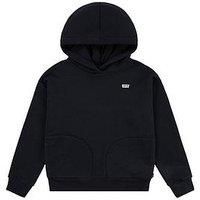 Levi/'s LVG BATWING CHEST HIT HOODIE Jet Black