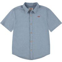 Levis  -  boys's Children's Short sleeved Shirt in Blue