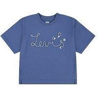 Levi'S Girls Short Sleeve T-Shirt - Navy