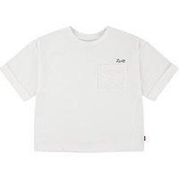 Levi'S Girls Roll Cuff Short Sleeve T-Shirt - White
