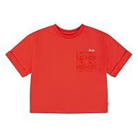 LEVI/'S Girl/'s KT-Knit TOP, Hibiscus, 6 Years