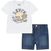 Levi'S Baby Boys Levi And Friends Denim Set - White