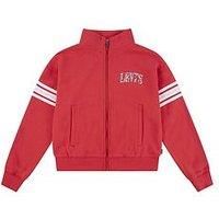 Levi'S Girls Collegiate Full Zip Top - Red