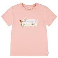 Levi'S Girls Hot Air Balloon Batwing Short Sleeve T-Shirt - Pink