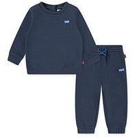 Levi'S Baby Boys Hoodie & Jog Pant Set - Blue